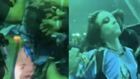 Billie Eilish é puxada violentamente por fã na plateia durante show. Veja os vídeos!